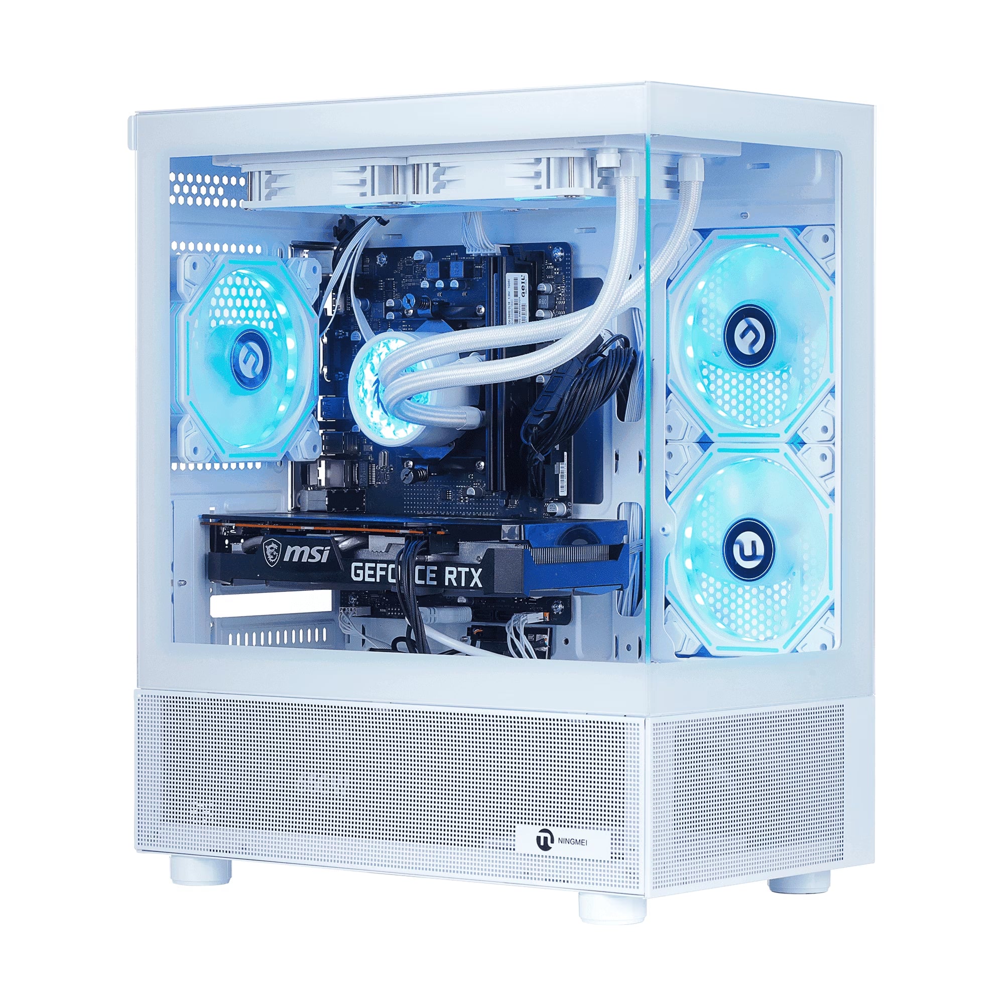 Experience Unmatched Gaming Performance with the Lumishore Gaming PC - AMD Ryzen 7 5700X & NVIDIA RTX 5060, 32GB RAM, 1TB SSD