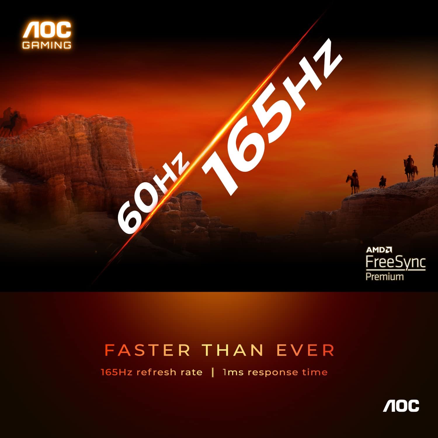 Elevate Your Gaming Experience with the AOC C24G1A 24" Curved Frameless Gaming Monitor - FHD 1920x1080, 165Hz Refresh Rate, and AMD FreeSync Premium