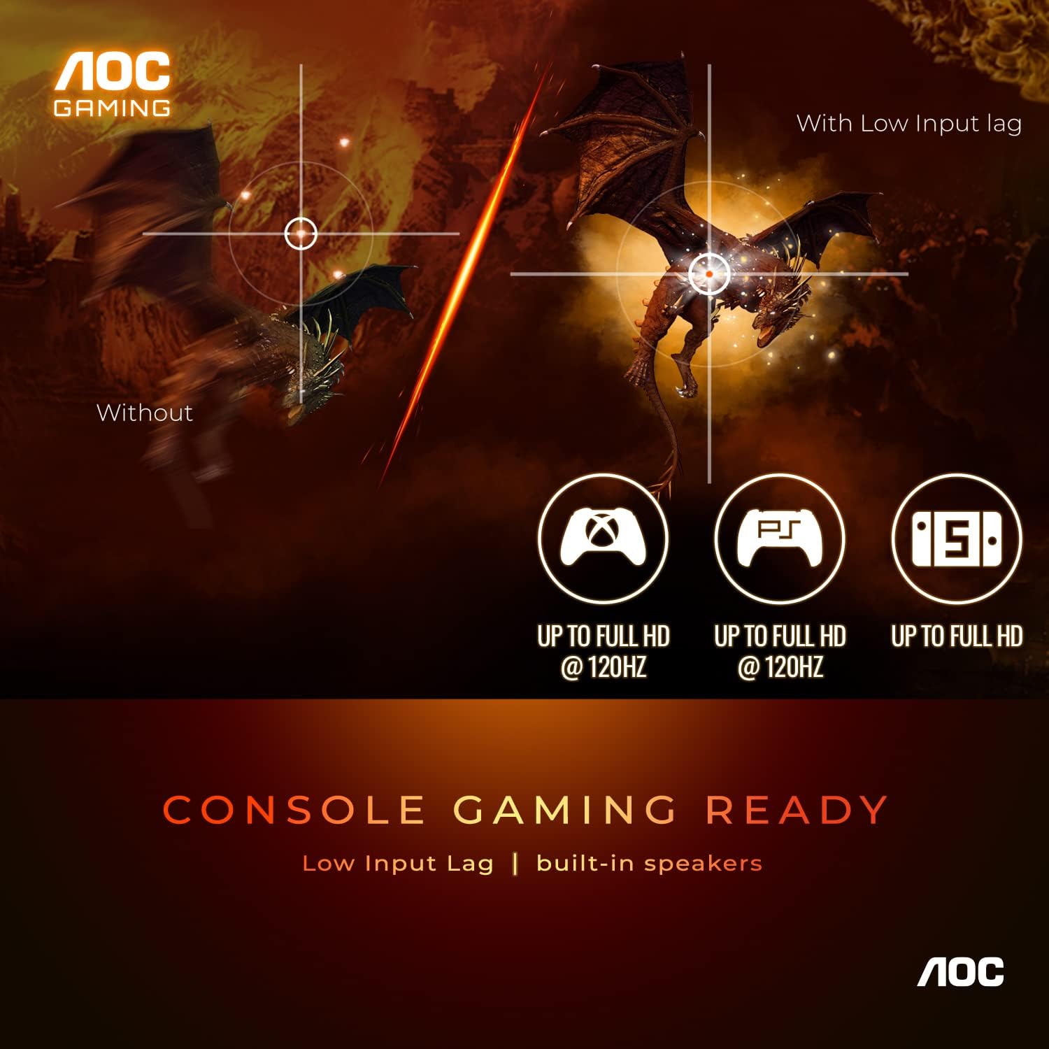 Elevate Your Gaming Experience with the AOC C24G1A 24" Curved Frameless Gaming Monitor - FHD 1920x1080, 165Hz Refresh Rate, and AMD FreeSync Premium