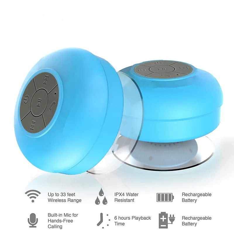 Ultimate Mini Waterproof Bluetooth Speaker: Perfect for Showers, Beaches, and On-the-Go Music