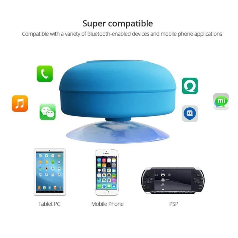 Ultimate Mini Waterproof Bluetooth Speaker: Perfect for Showers, Beaches, and On-the-Go Music